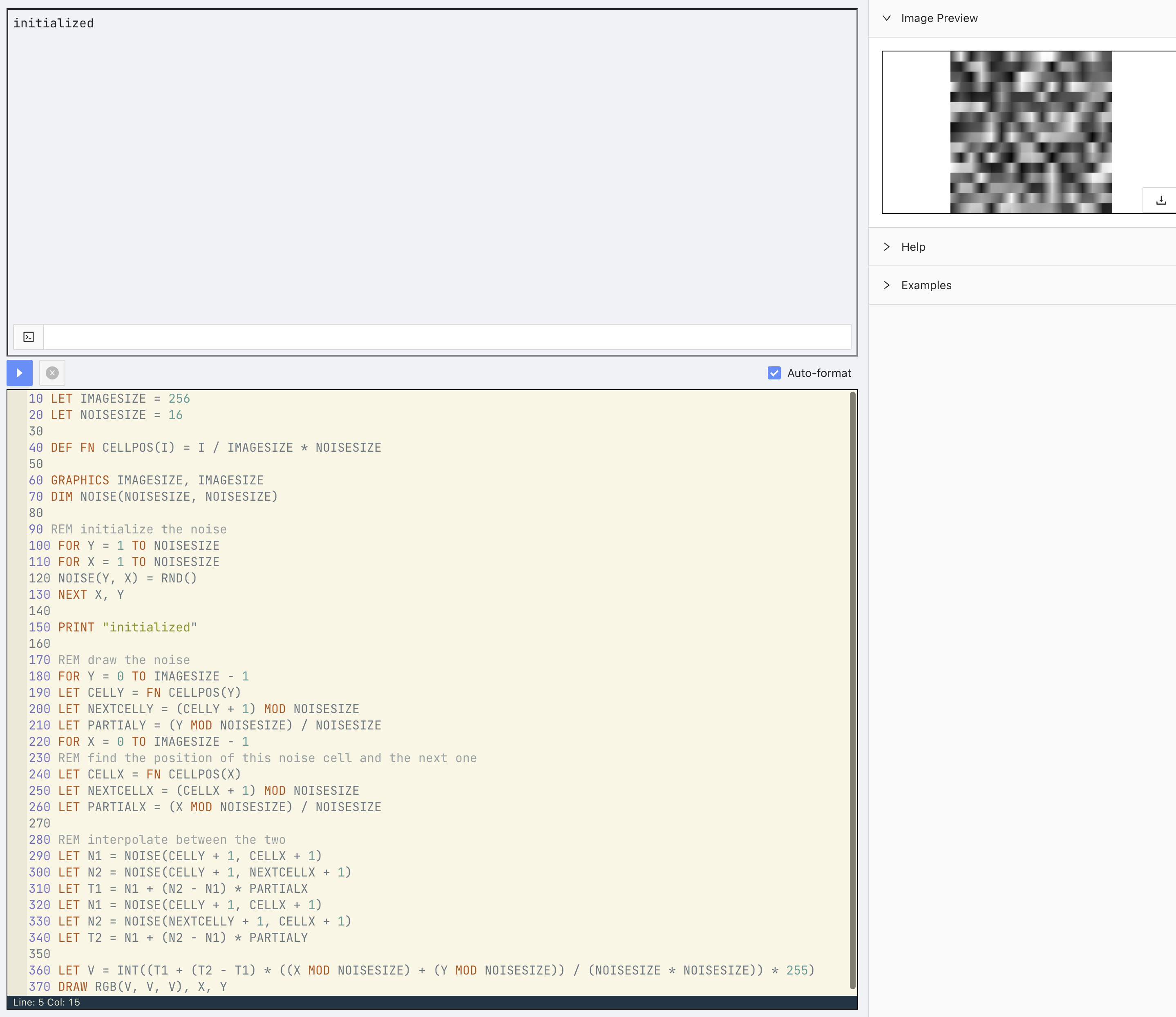 Slack Basic IDE